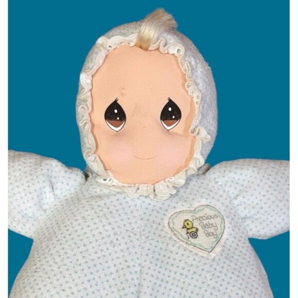 BLUE DOT Vintage Dakin Avon Precious Moments Plush Baby Boy 14 - Main Image